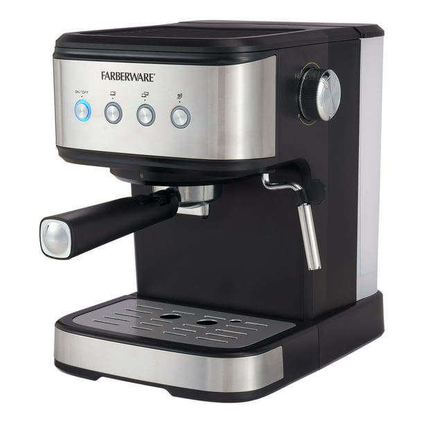 20 Bar Espresso Coffee Machine with Foaming Milk Frother, Black